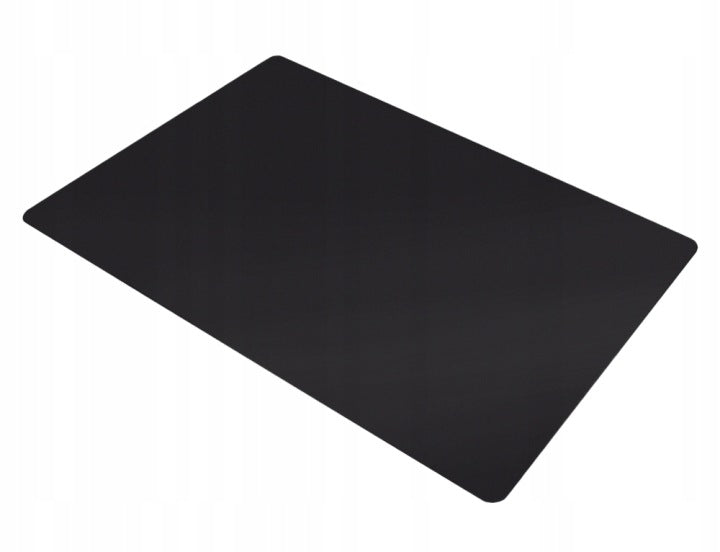 PODKŁADKA MATA OCHRONNA POD FOTEL KRZESŁO BIUROWE CZARNA 140x100 cm 0.5 mm
