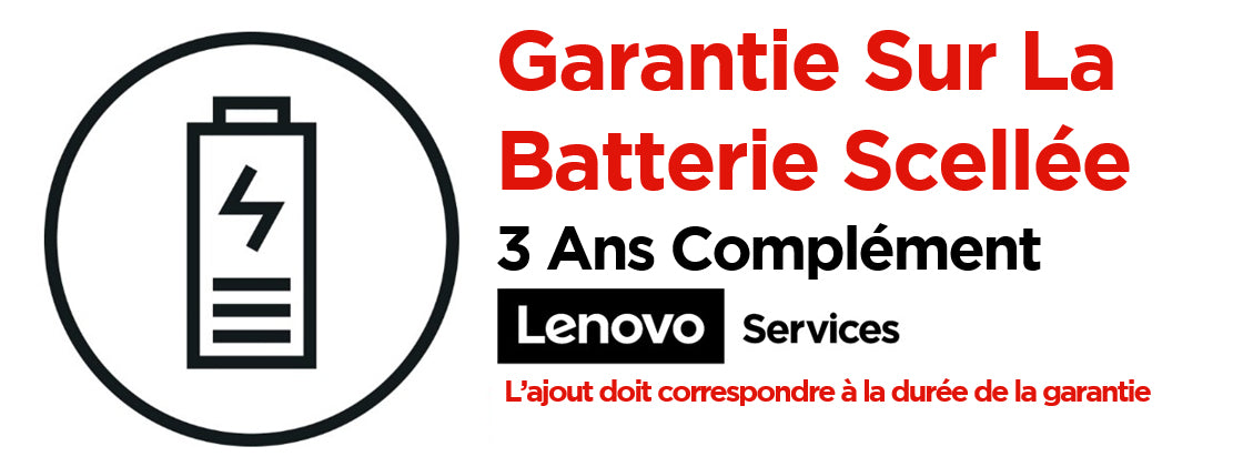 Lenovo 3Y Sealed Battery Replacement 3 année(s)