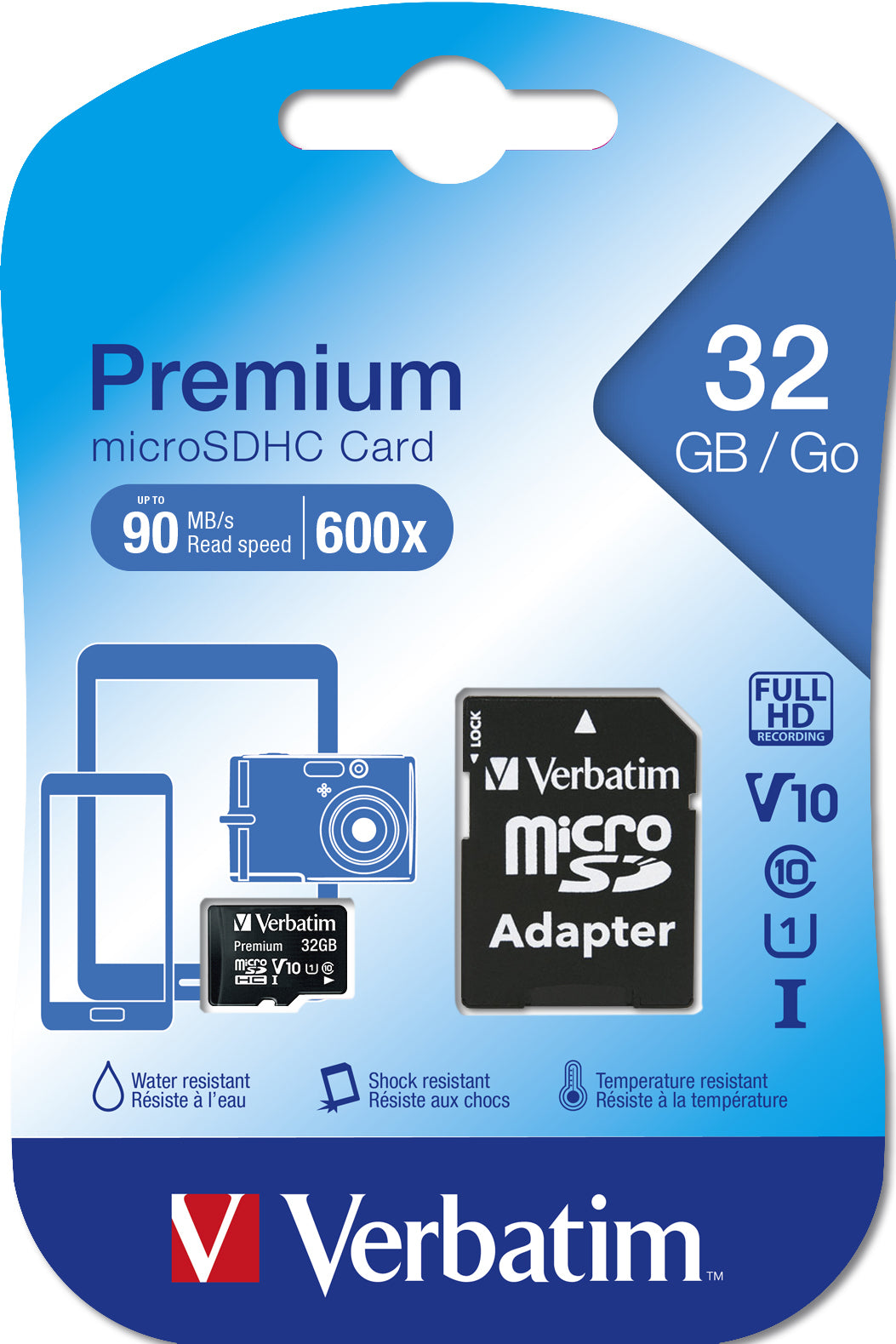 Verbatim Premium 32 Go MicroSDHC Classe 10