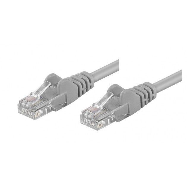 Techly 50m RJ45 Cat 5e câble de réseau Gris Cat5e U/UTP (UTP)