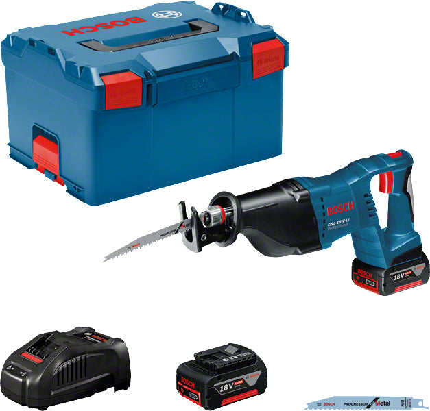 Bosch Bosch GSA 18V-LI Professional Noir, Bleu