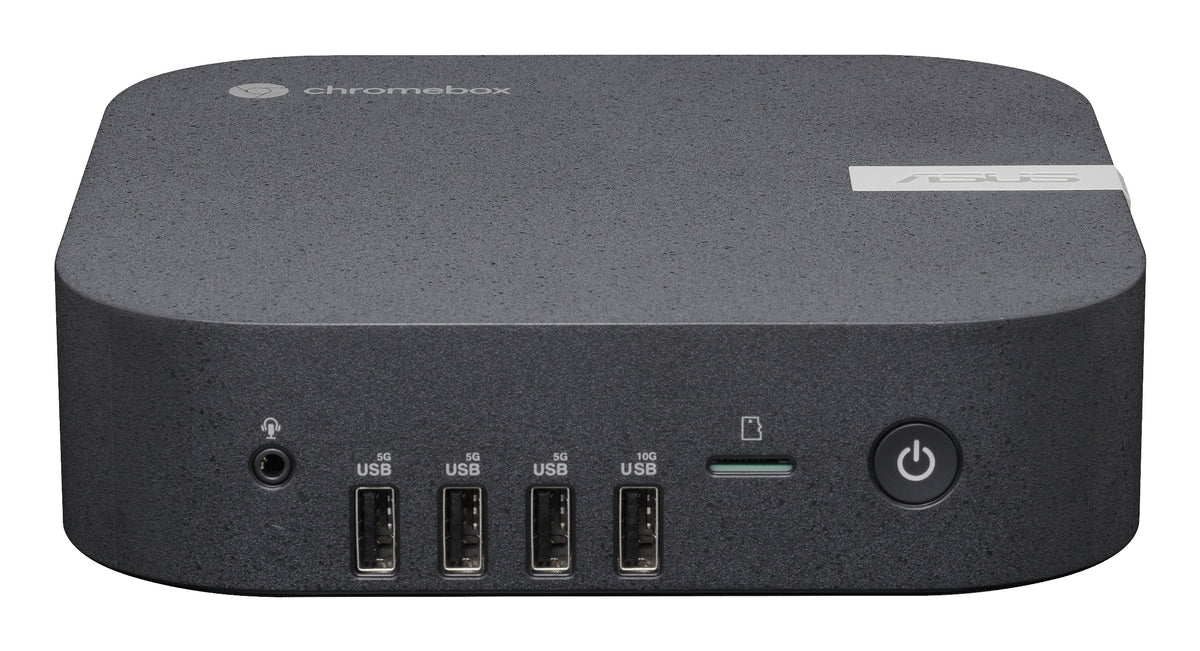 ASUS Chromebox CHROMEBOX6-S3006UN Intel Core 3 100U 8 Go DDR5-SDRAM 128 Go SSD ChromeOS Mini PC Noir