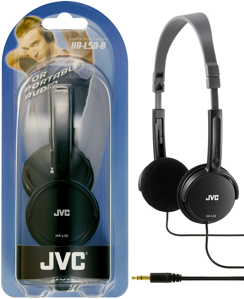 JVC HA-L50-B casque Casques Avec fil Arceau Musique Noir