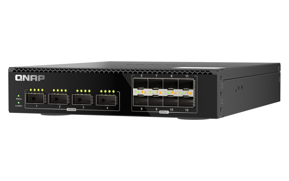 QNAP QSW-M7308R-4X Commutateur Réseau Géré L3 Lite 100 GbE 1U Noir