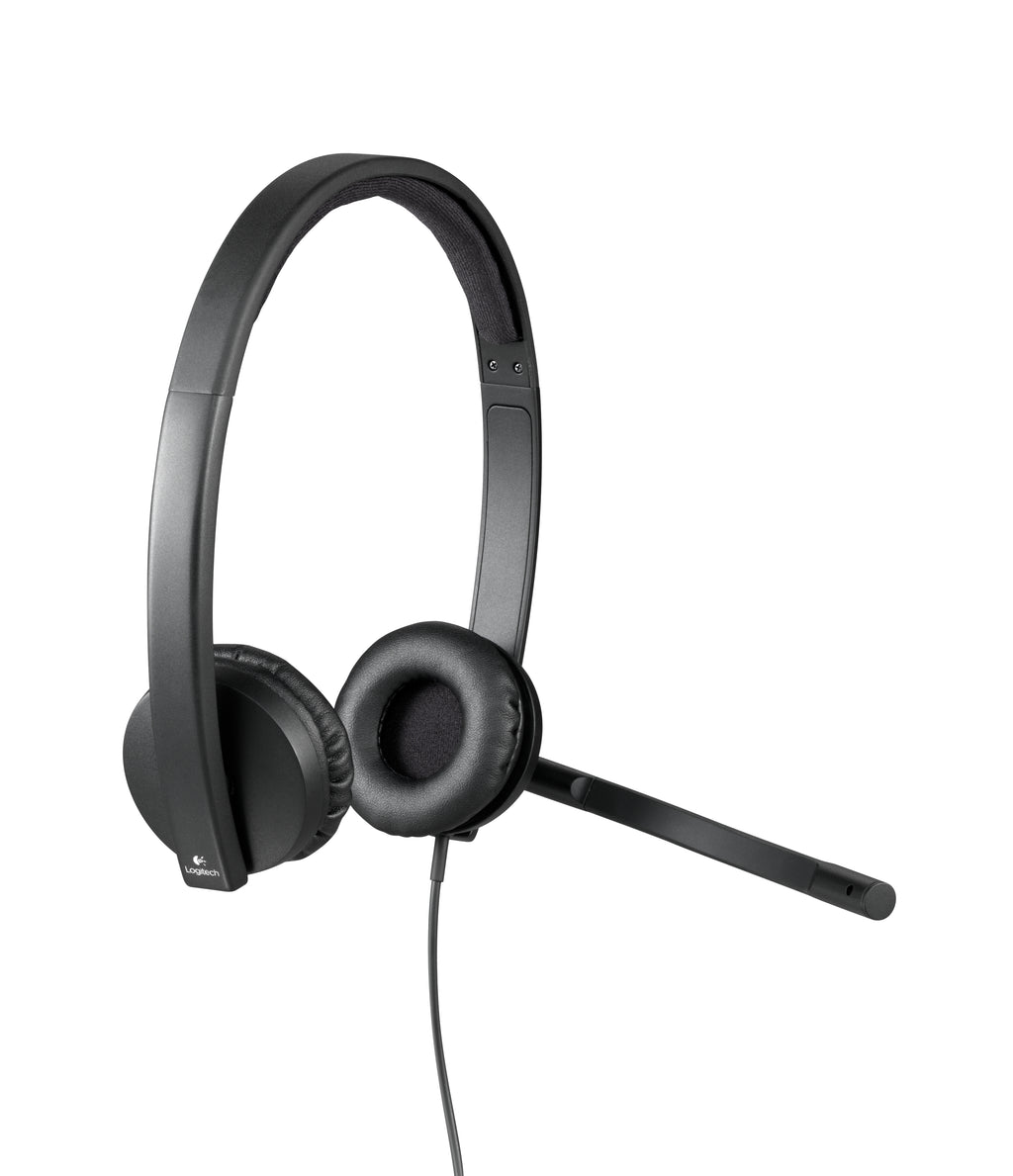 Logitech H570e Casque USB Filaire, Noir
