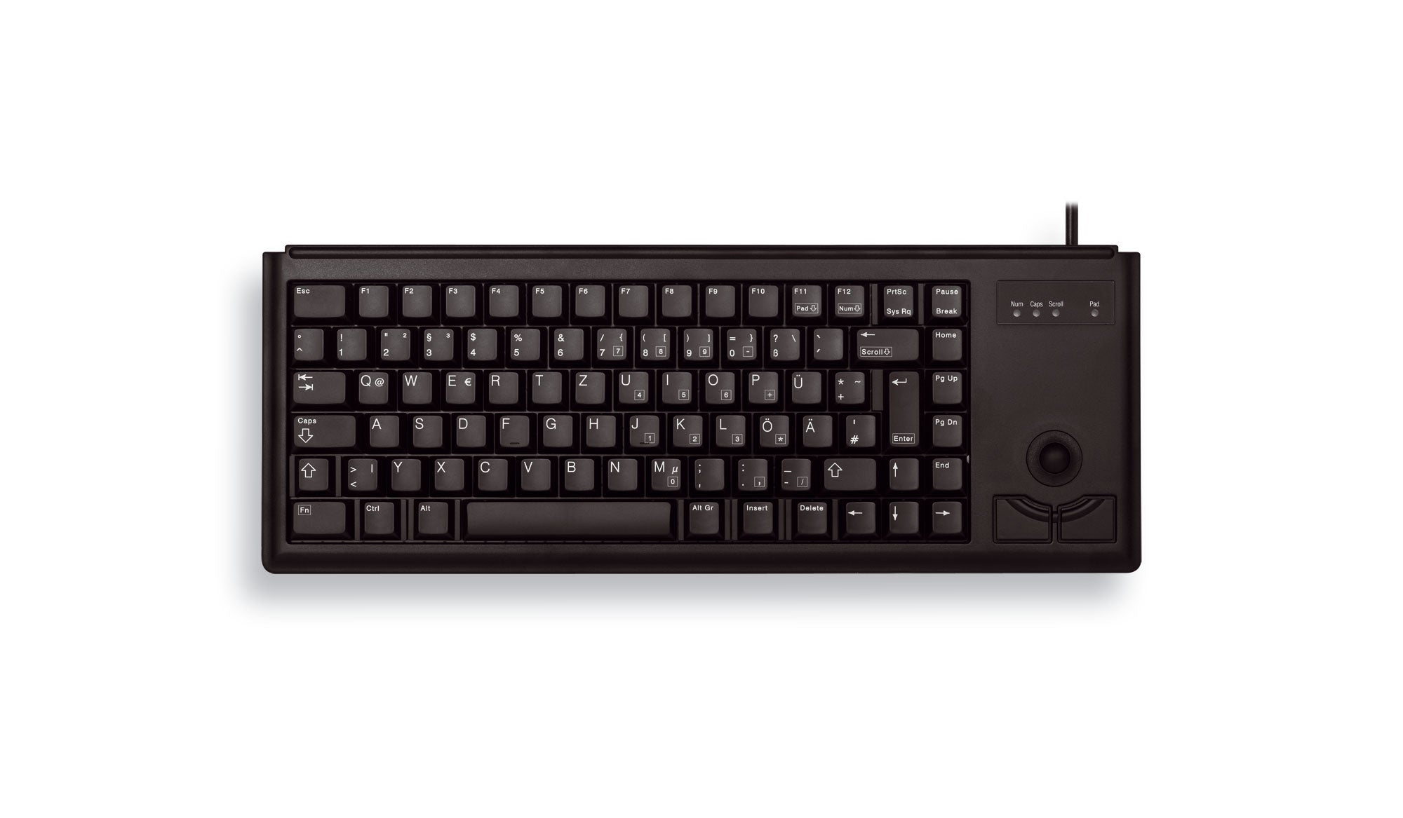 CHERRY G84-4400 clavier Universel PS/2 QWERTZ Allemand Noir