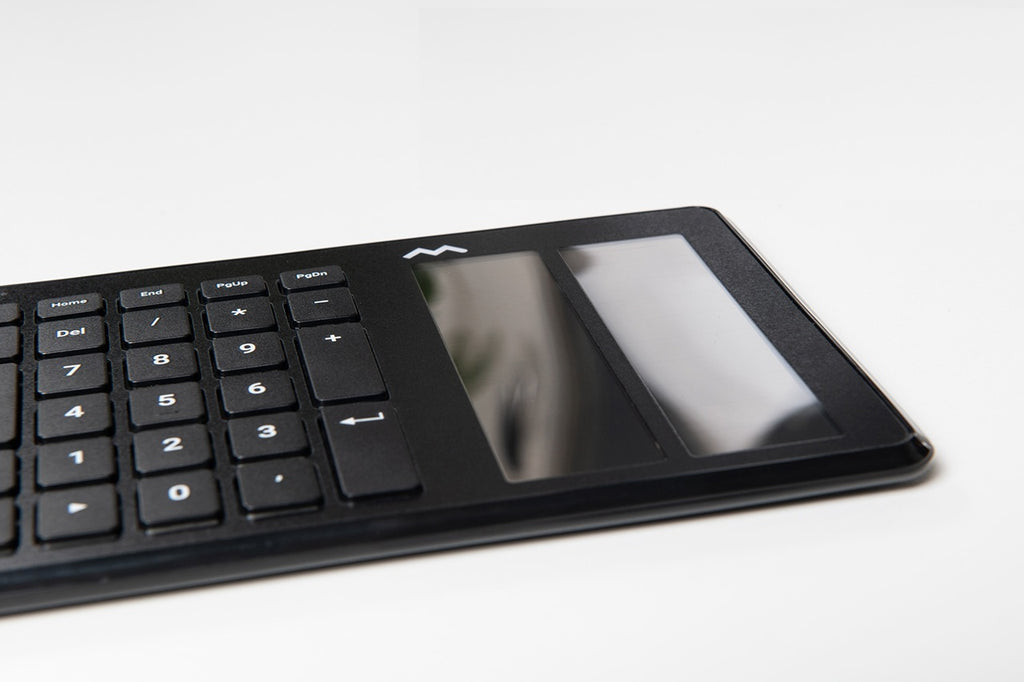 Mousetrapper Mousetrapper Delta & Type clavier Souris incluse Bureau USB + Bluetooth Nordique Noir