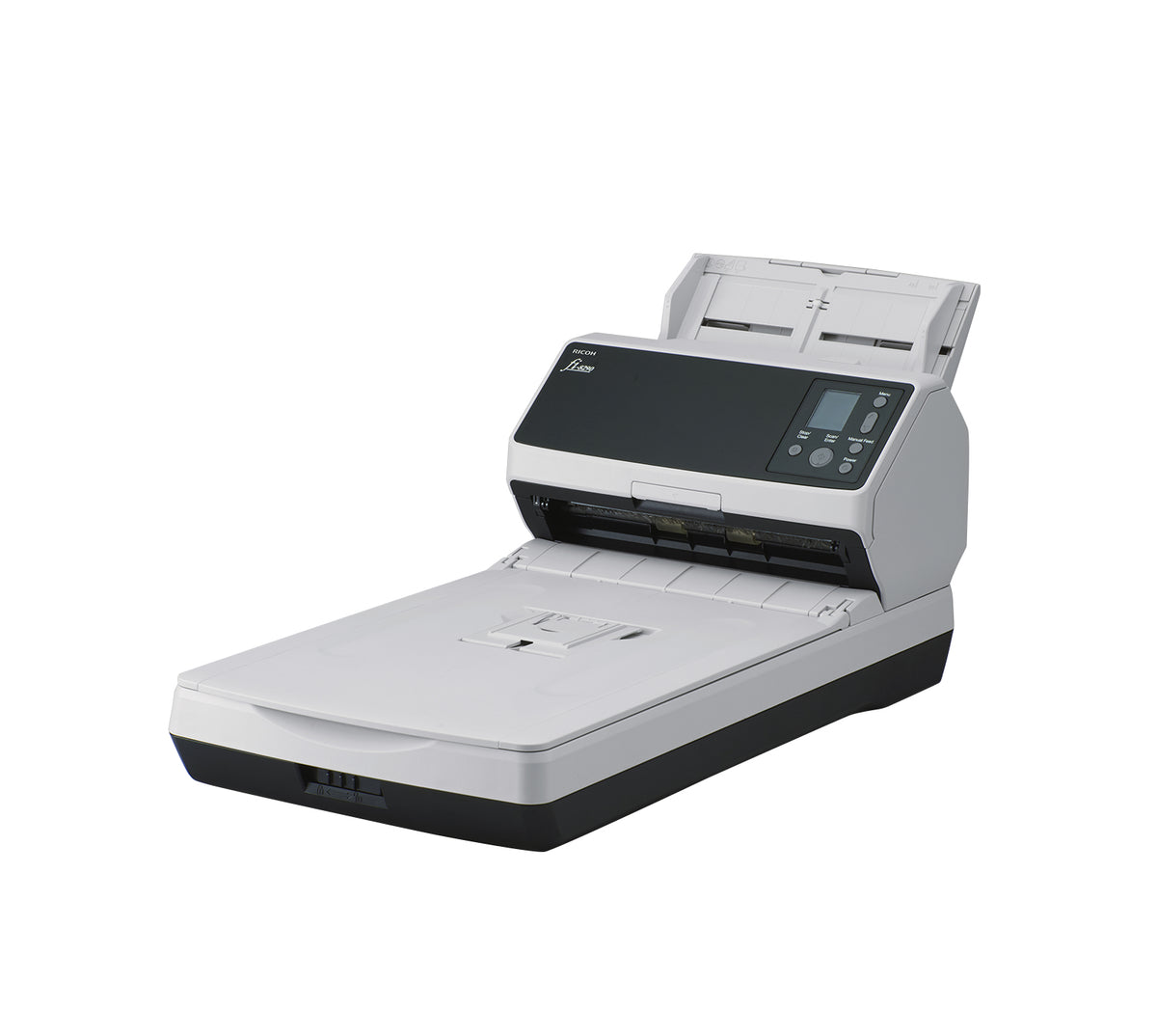 Ricoh fi-8290 Numériseur chargeur automatique de documents (adf) + chargeur manuel 600 x 600 DPI A4 Noir, Gris