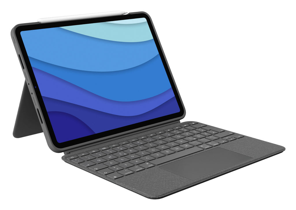 Logitech Combo Touch Clavier et Étui Folio, Filaire, Disposition Allemande