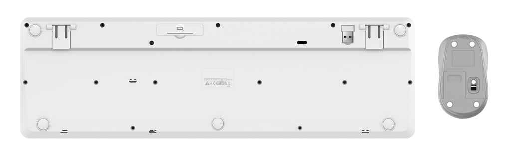 Trust Ody II clavier Souris incluse maison/bureau RF sans fil QWERTY Anglais américain Blanc