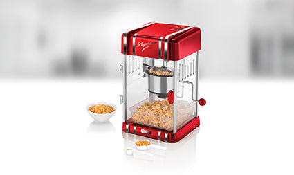 Unold 48535 Machine à Popcorn, 300 W, Rouge et Argent