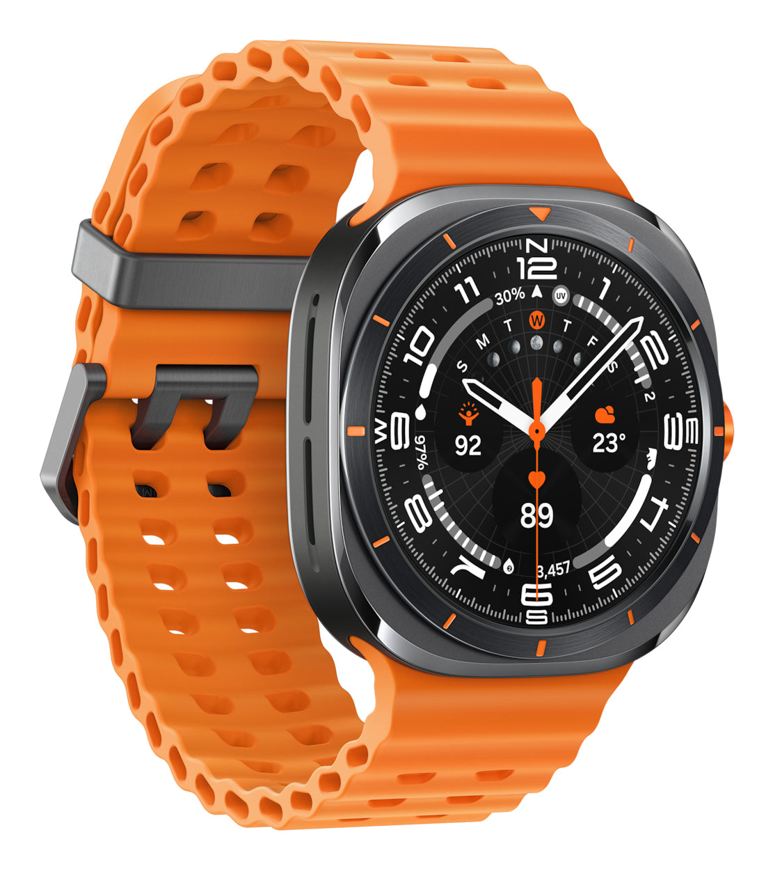 Samsung Galaxy Watch Ultra 3,81 cm (1.5") AMOLED 47 mm Numérique 480 x 480 pixels Écran tactile 4G Gris Wifi GPS (satellite)