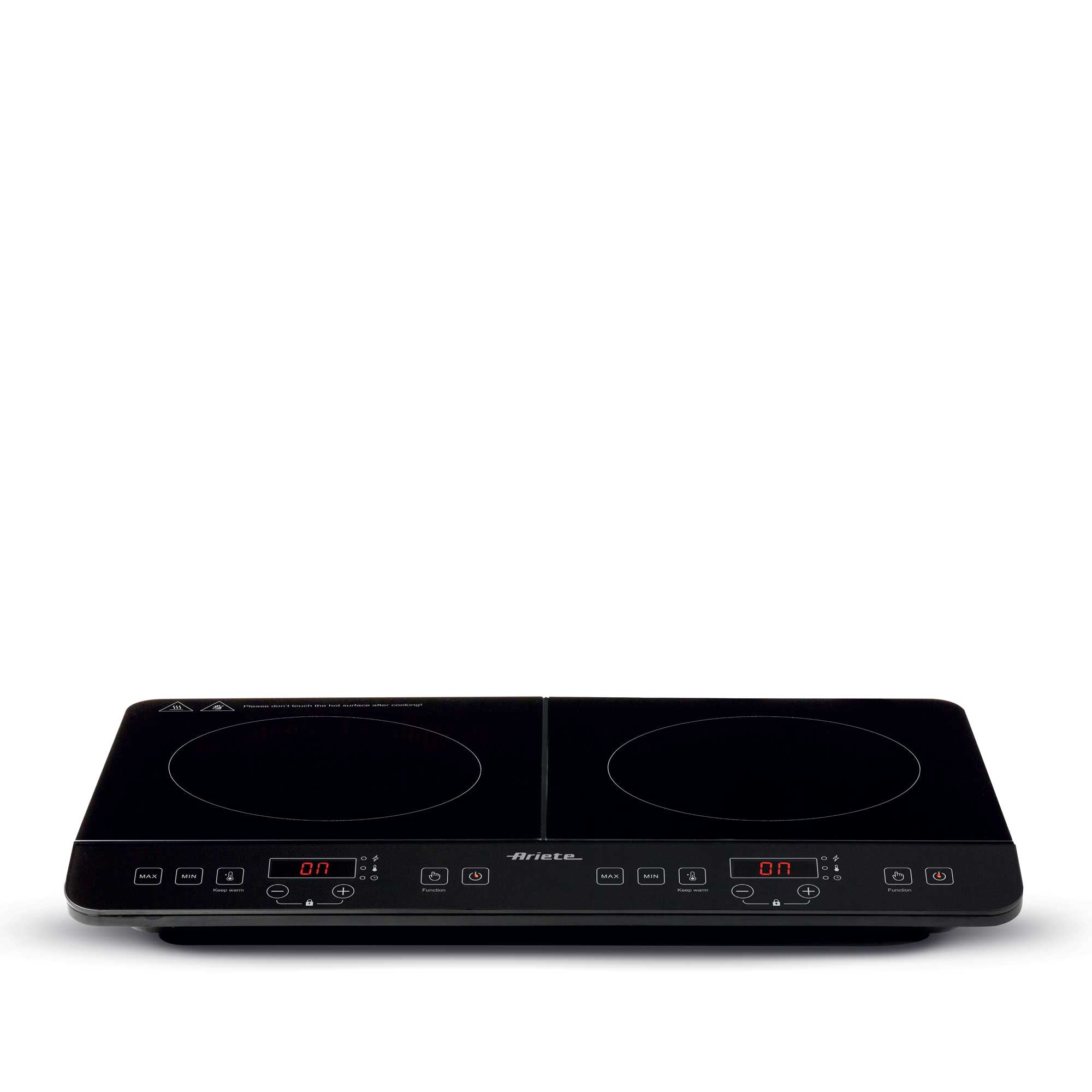 Ariete 1998/20 Noir Comptoir 58 cm Plaque avec zone à induction 2 zone(s)
