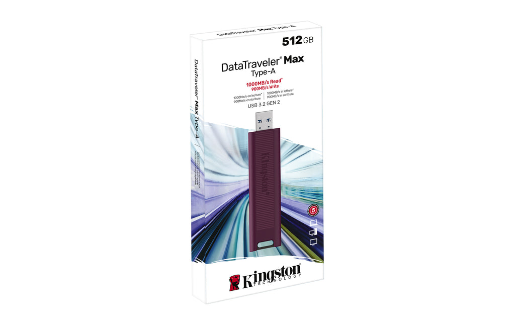 Kingston Technology DataTraveler 512GB USB flash disk Max Type-A 1000R/900W USB 3.2 Gen 2