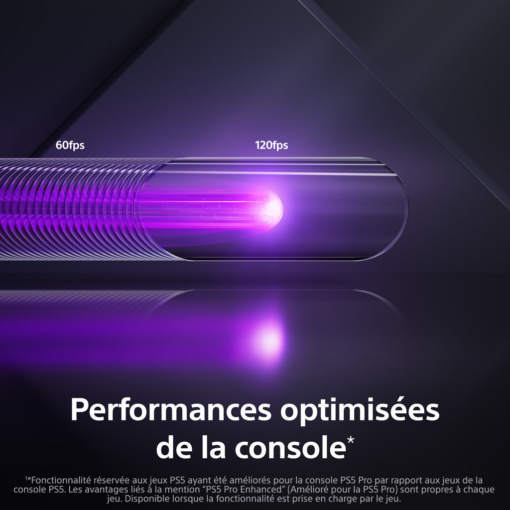 Sony PlayStation 5 Pro 2TB Sort Hvid - vue 3