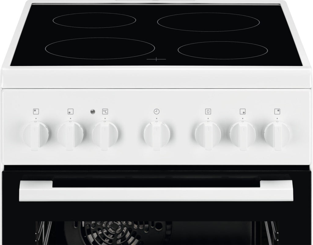 Electrolux LKR500066W Cuisinière Electrique Céramique Noir, Blanc - vue 2