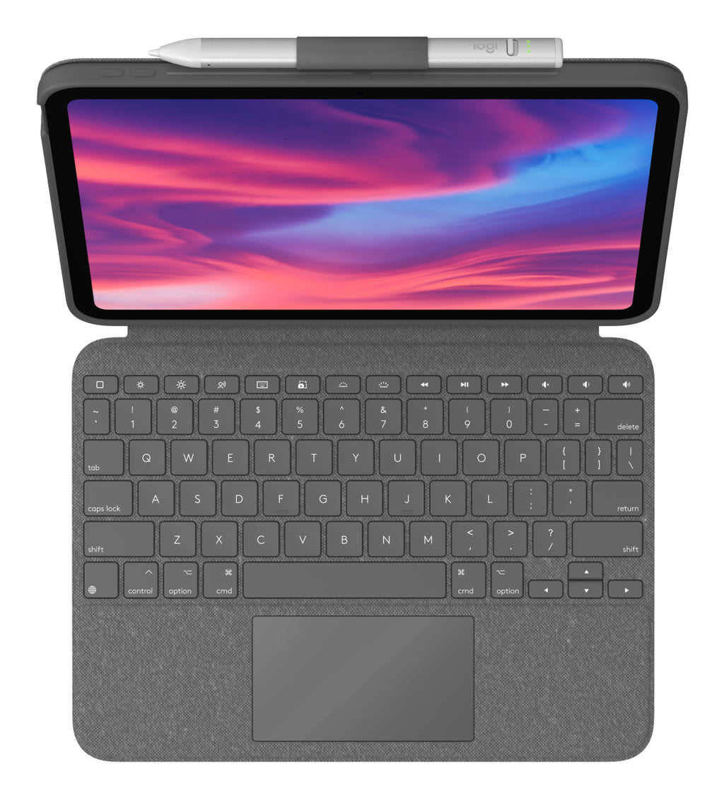 Logitech 920-011440 teclado para móvil QWERTY Nórdico Smart Connector Gris