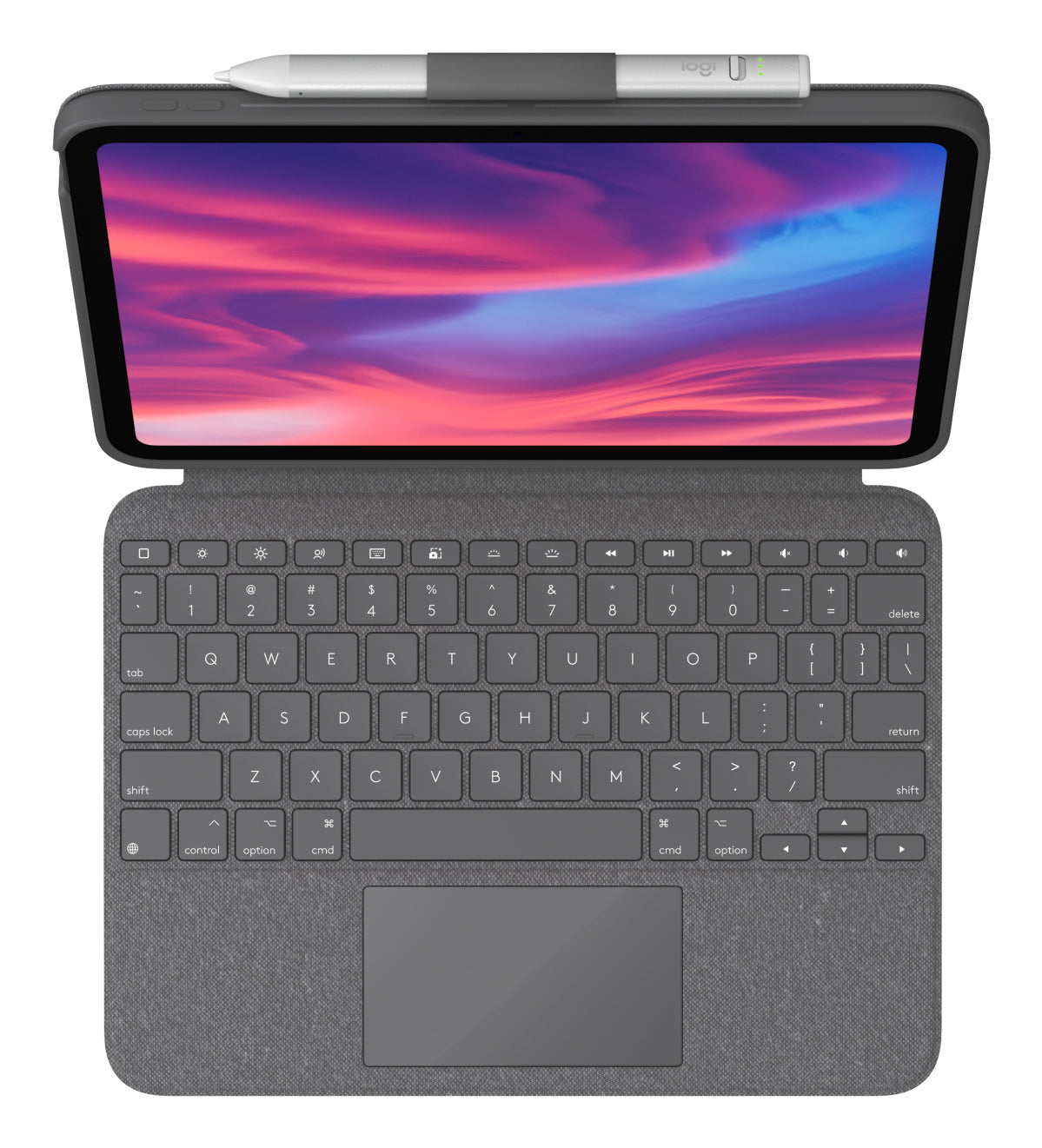 Logitech 920-011440 teclado para móvil QWERTY Nórdico Smart Connector Gris