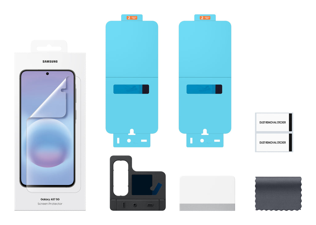 Samsung EF-UA576CTEGWW écran et protection arrière de téléphones portables Protection d'écran transparent 2 pièce(s)
