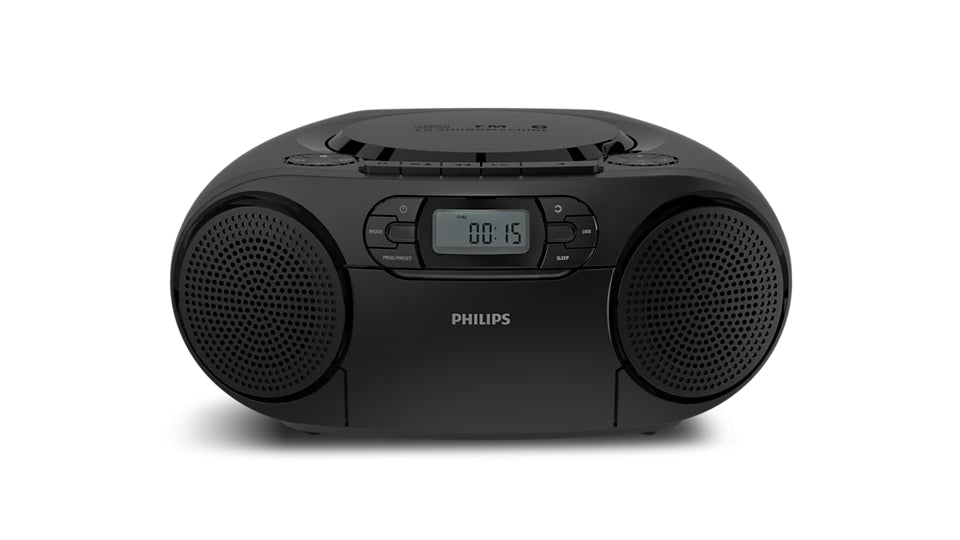 Philips TAZ2200/10 Lecteur de CD Portable, Noir