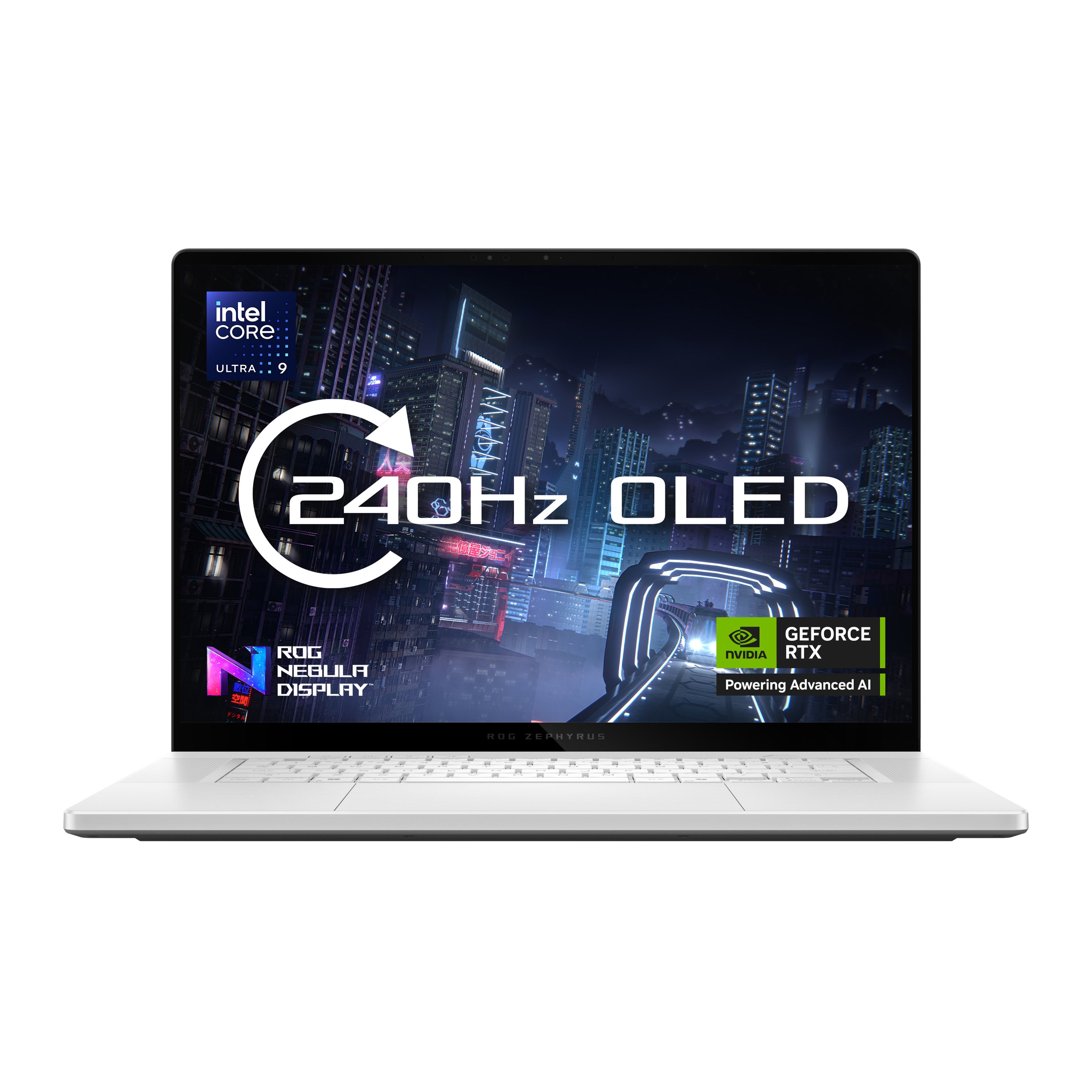 ASUS ASUS ROG Zephyrus G16 GU605CX-QR076W Intel Core Ultra 9 285H Ordinateur portable 40,6 cm (16") WQXGA 64 Go LPDDR5x-SDRAM 2 To SSD NVIDIA GeForce RTX 5090 Wi-Fi 7 (802.11be) Windows 11 Home Blanc