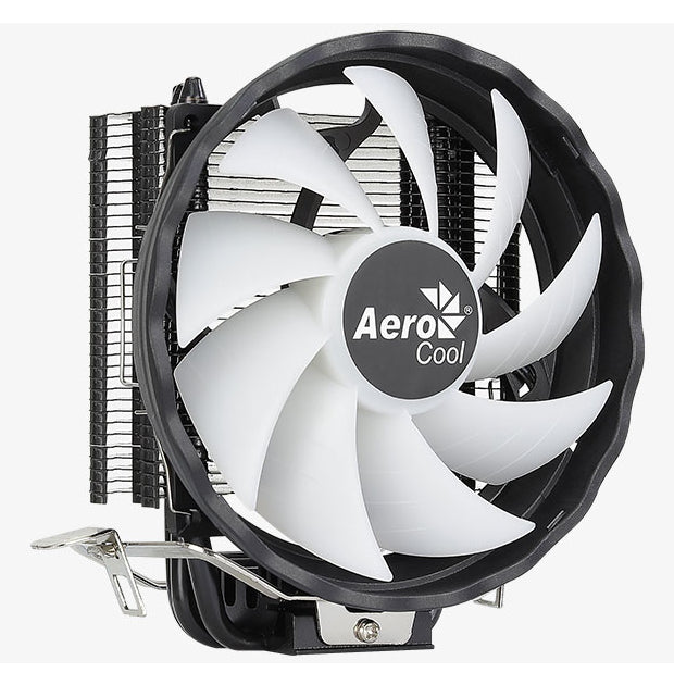 Aerocool Rave 3 FRGB Processeur Refroidisseur d'air 12 cm Noir, Blanc 1 pièce(s)