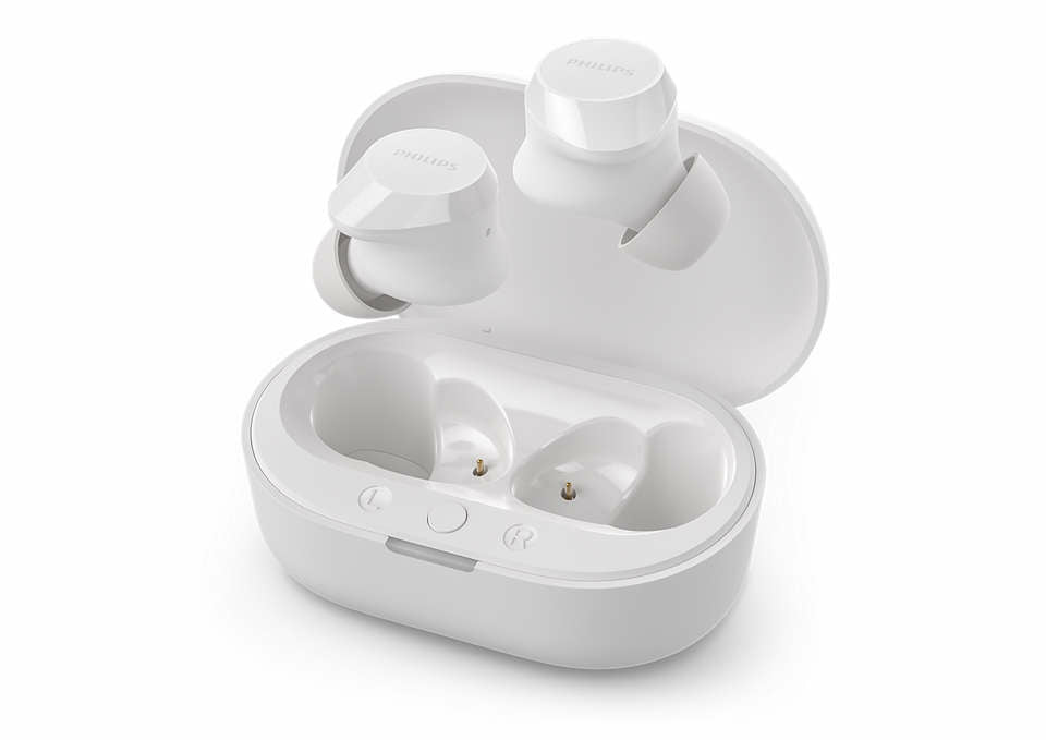 Philips TAT1209WT/00 casque True Wireless Stereo (TWS) Ecouteurs Appels/Musique Bluetooth Blanc