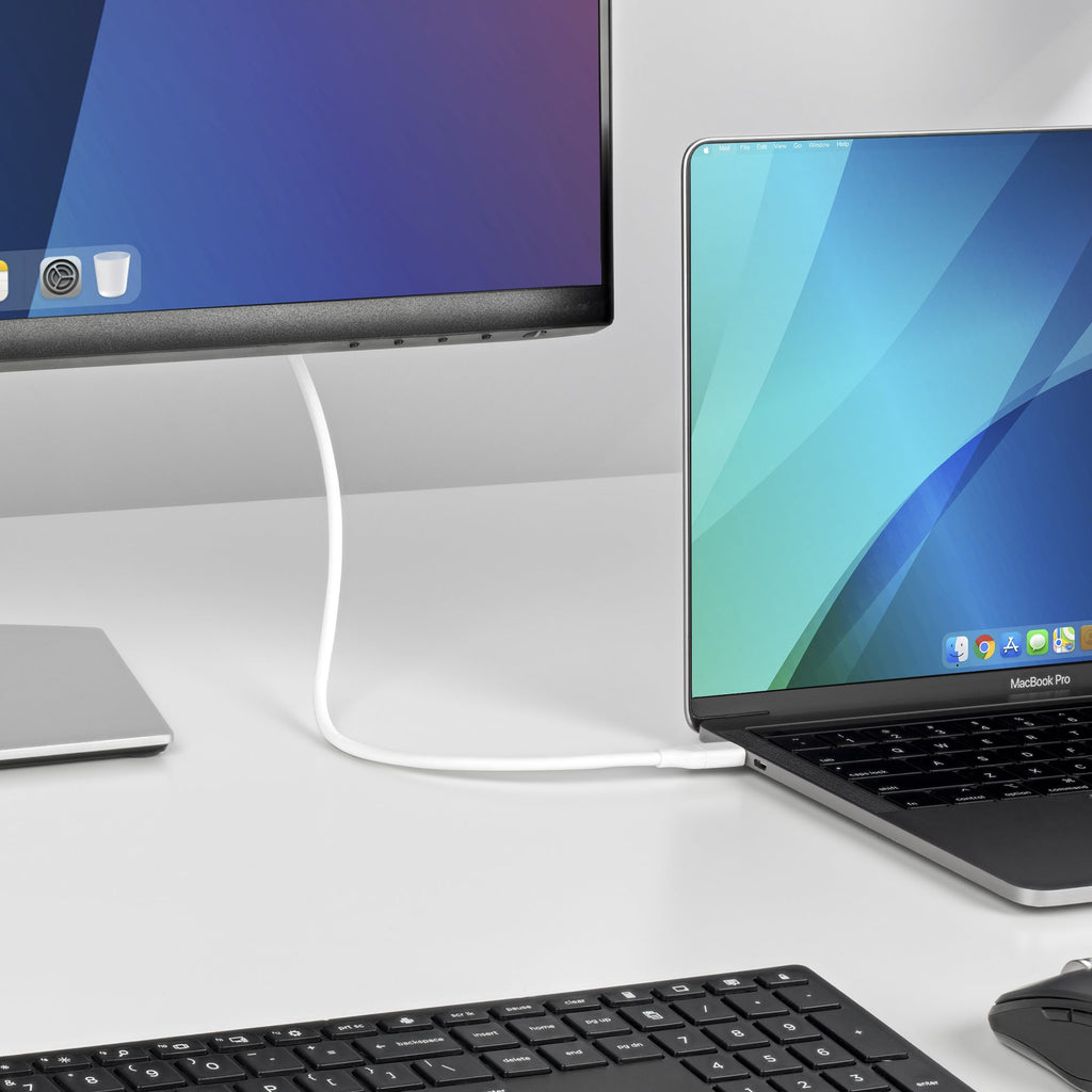 StarTech.com Câble USB-C vers DisplayPort 1.2 Bidirectionnel 4K 60Hz 2m Blanc