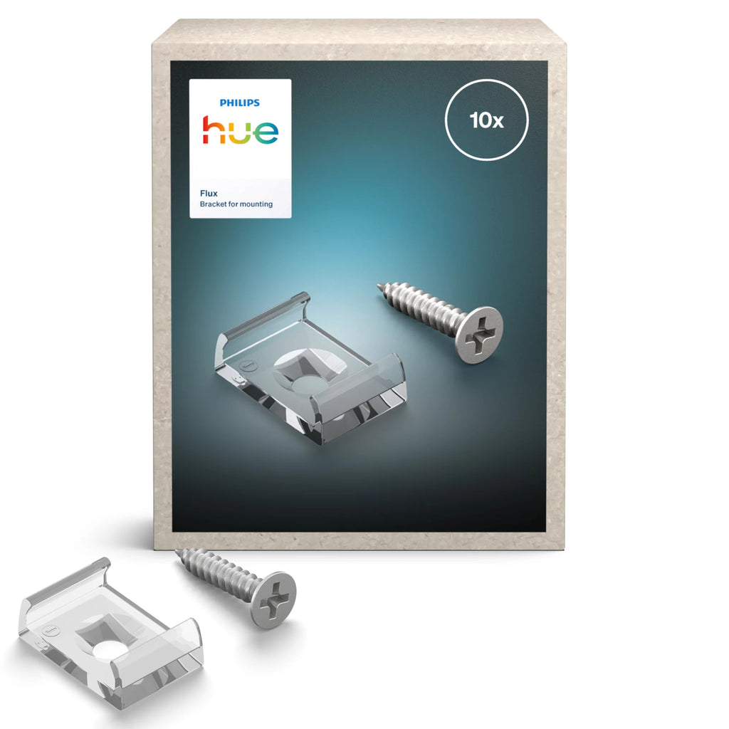 Attaches pour Rubans LED Hue Flux, Lot de 10