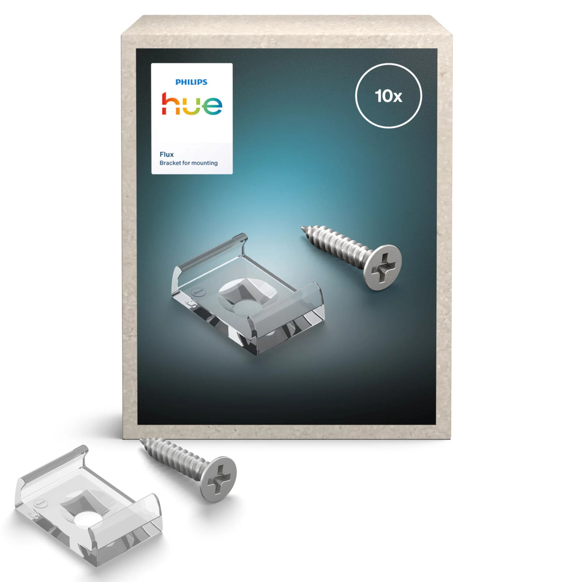 Attaches pour Rubans LED Hue Flux, Lot de 10