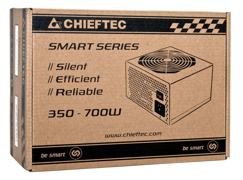 Chieftec Smart GPS-400A8 unité d'alimentation d'énergie 400 W 20+4 pin ATX ATX Noir