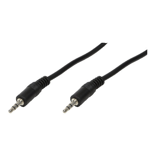 LogiLink 3.5mm - 3.5mm, 3m câble audio 3,5mm Noir