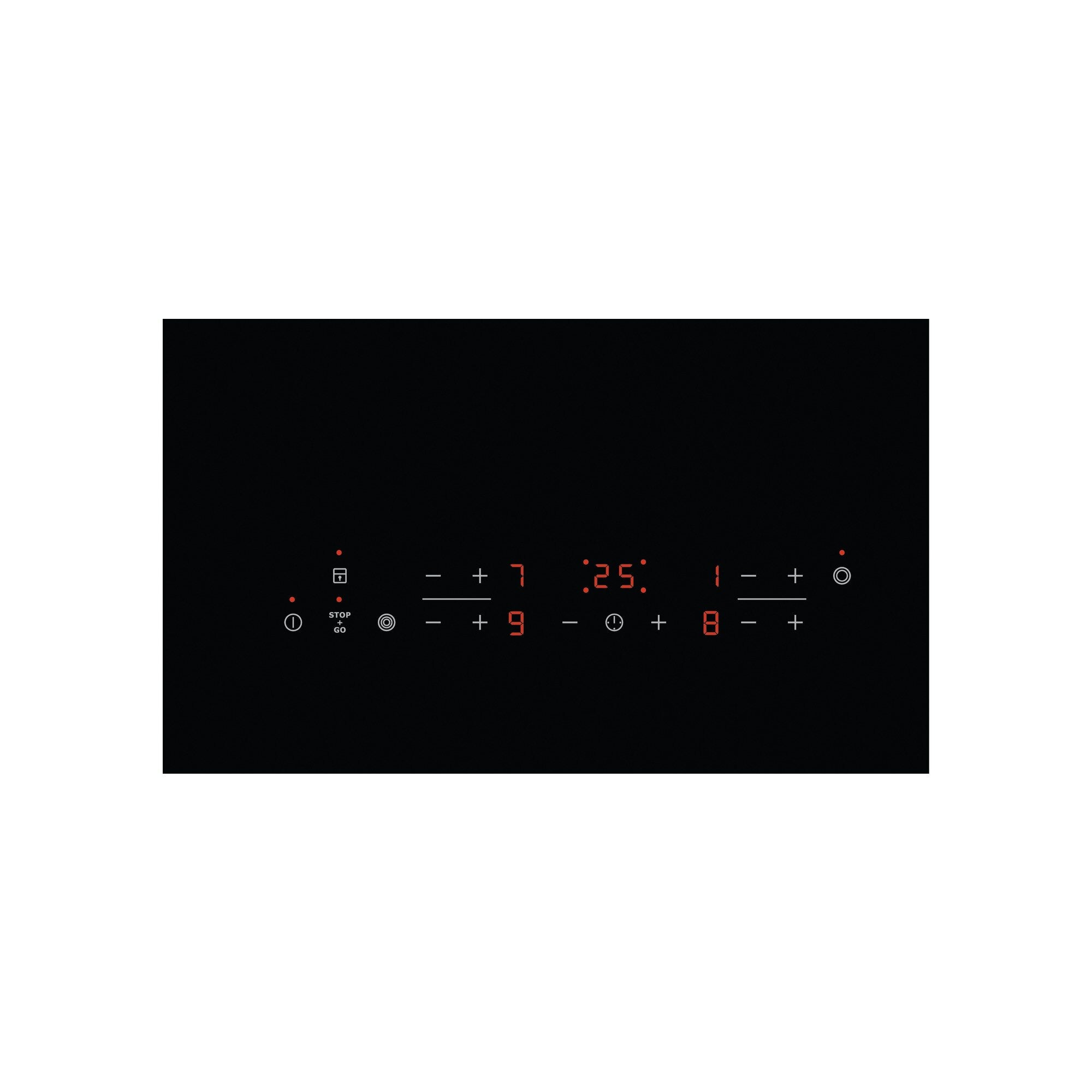 Electrolux EHF6343FOK Noir Intégré 60 cm Céramique 4 zone(s)