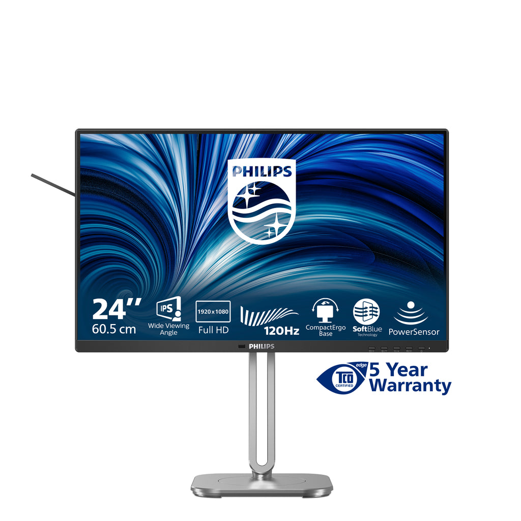 Philips 4000 series 24B2N4200/00 écran plat de PC 60,5 cm (23.8") 1920 x 1080 pixels Full HD LCD Gris - vue 4