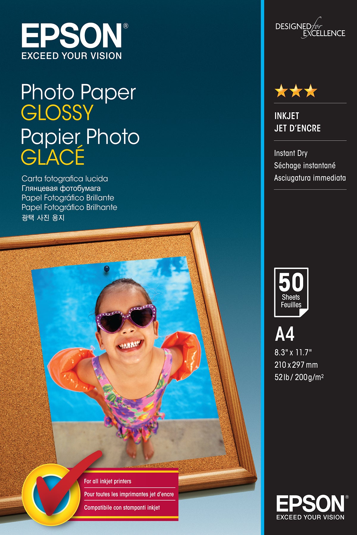 Epson Photo Paper Glossy - A4 - 50 Feuilles