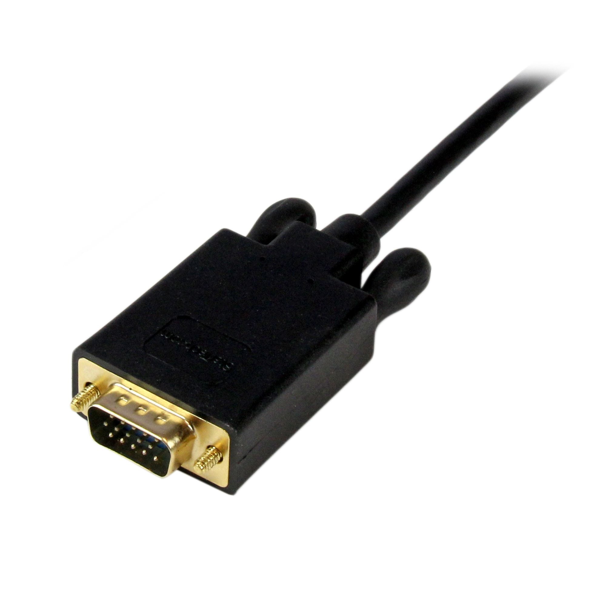 StarTech.com Câble Mini DisplayPort vers VGA de 1,8 m - Actif - 1920 x 1200 - Câble/Cordon d'Écran Adaptateur Mini DisplayPort vers VGA