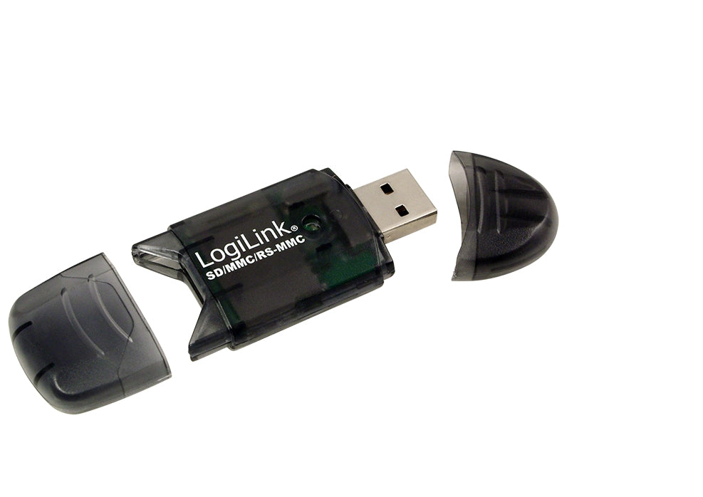 LogiLink Cardreader USB 2.0 Stick external for SD/MMC lecteur de carte mémoire Noir