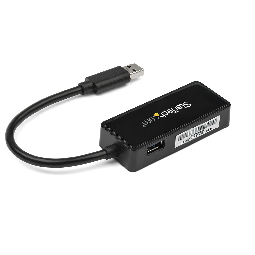 StarTech.com Adaptateur Ethernet USB 3.0 - Adaptateur Réseau USB 3.0 NIC avec Port USB - USB vers RJ45 - USB Passthrough