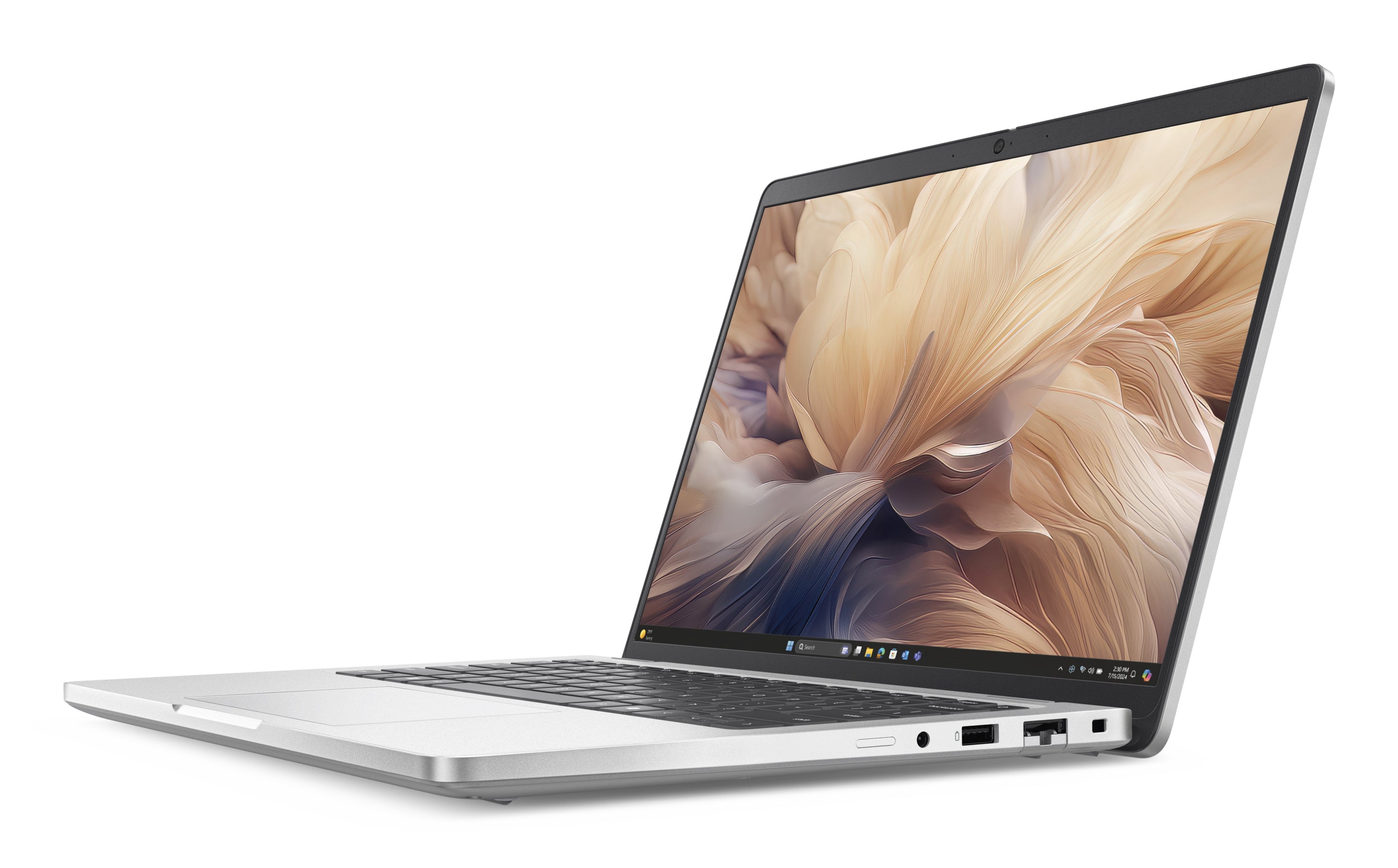 DELL Pro 14 Plus PB14250 Copilot+ PC Intel Core Ultra 7 266V Ordinateur portable 35,6 cm (14") Full HD+ 16 Go LPDDR5x-SDRAM 512 Go SSD Wi-Fi 7 (802.11be) Windows 11 Pro Allemand Aluminium