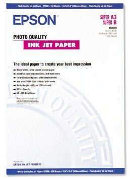 Fotoklasse Gestrichenes Papier A3+, 102g, Weiß, 100 Blatt
