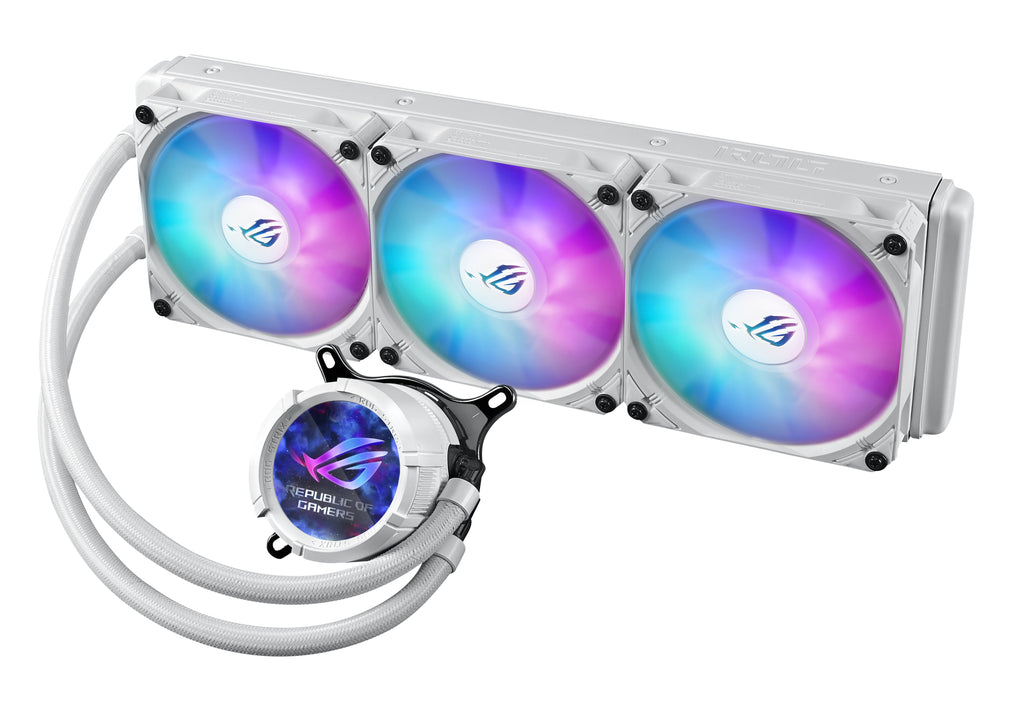 ASUS ROG Strix LC III 360 ARGB White Edition Processeur Refroidisseur de liquide tout-en-un 12 cm Blanc