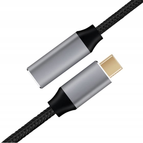 Zenwire Rallonge USB-C 3.2 Thunderbolt 3 4 100 W 4K 60 Hz Câble 10 Gb/s 3 m Zenwire ZC-11