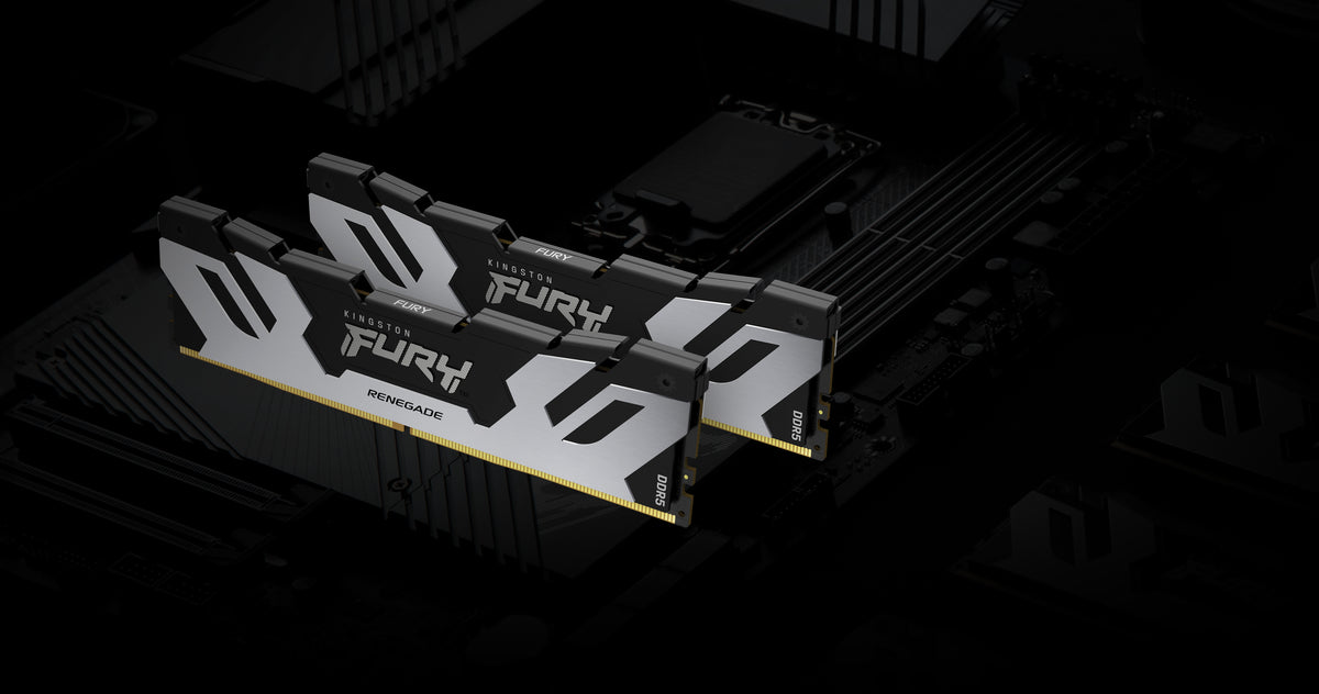 Kingston Technology FURY DIMM DDR5 CL32 32 Go 6 400 MT/s (kit de 2) Renegade Argent
