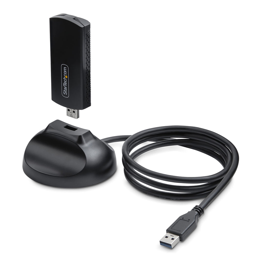 StarTech.com Adaptateur USB WiFi 6E Tri-Bande 2.4/5/6 GHz avec Antenne Pliable