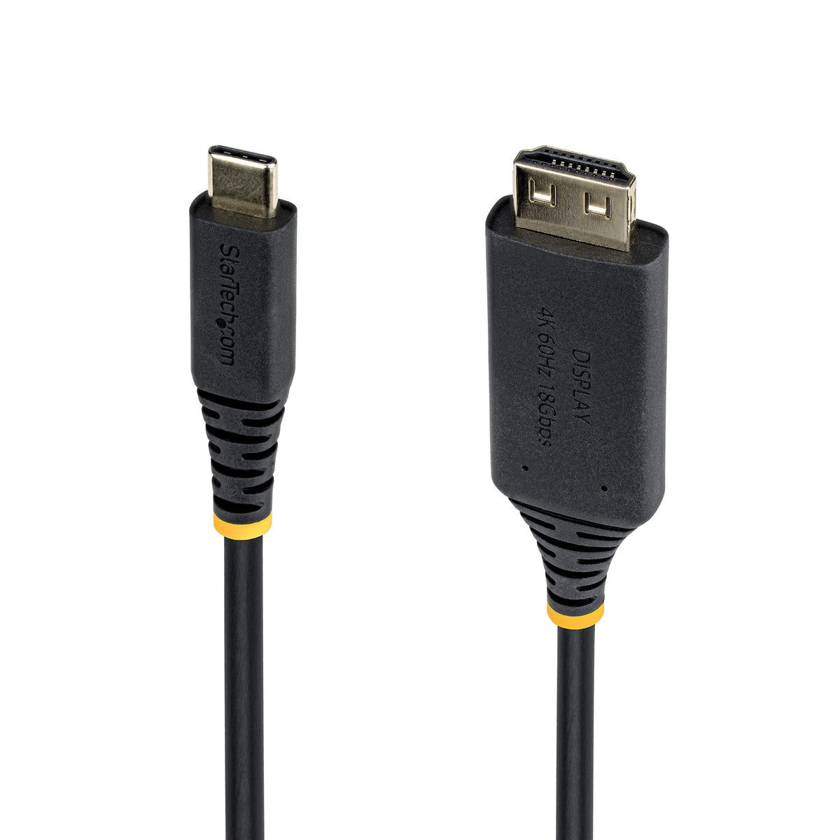 StarTech.com Câble Adaptateur USB-C vers HDMI de 2m, Connecteur HDMI à Verrouillage, 4K 60Hz, Compatible Thunderbolt, HD