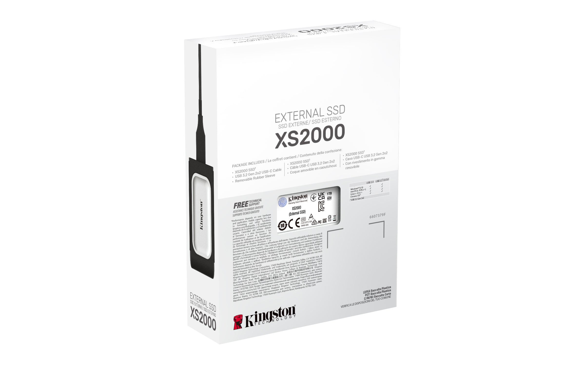 Kingston Technology 1000G SSD portable XS2000
