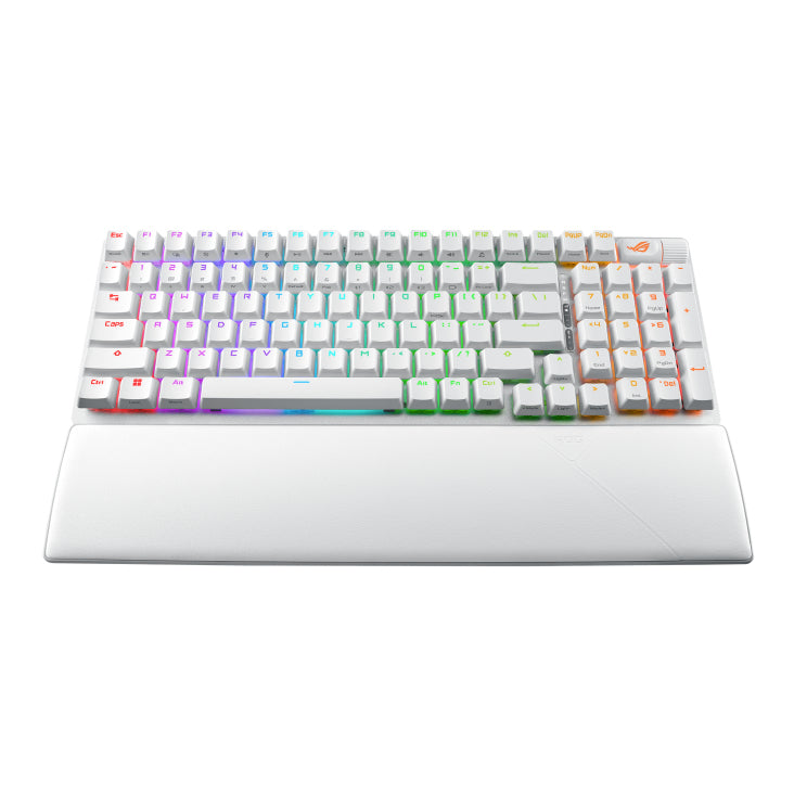 ASUS ROG Strix Scope II 96 Wireless clavier Gaming USB + RF Wireless + Bluetooth Blanc