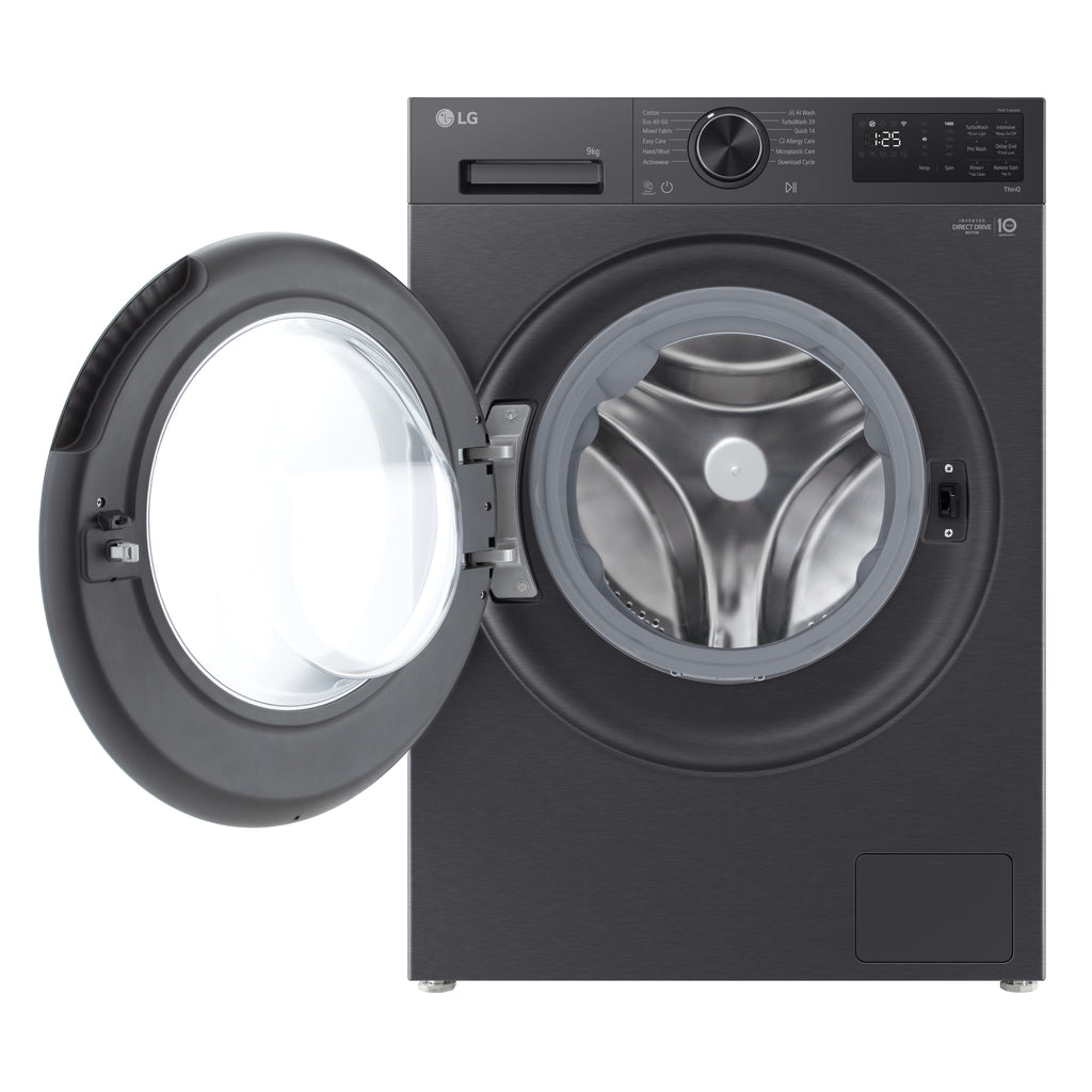 LG F2X50S9TBB machine à laver Charge avant 9 kg 1170 tr/min Noir