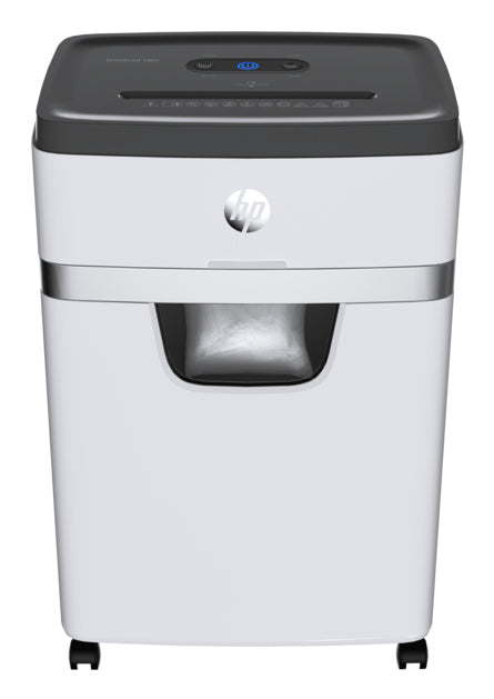 HP OneShred 18CC Destructeur de Papier, Coupe Particules, 22 cm, 65 dB, Blanc et Noir