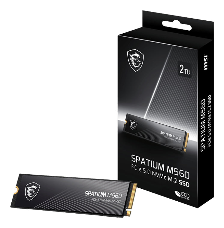 MSI Spatium M560 PCIE 5.0 NVME M.2 1TB 1 To PCI Express 5.0 3D NAND